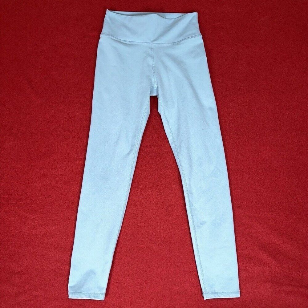 Fabletics Womens Leggings Small Blue High Waisted Gym Workout Yoga Activewear